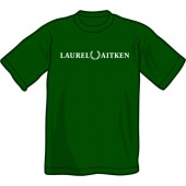 T-Shirt 'Laurel Aitken' Flock flaschengrün, Gr. S