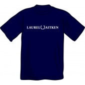 T-Shirt 'Laurel Aitken' Flock dunkelblau, Gr. S