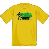T-Shirt 'Derrick Morgan - Forward March' vintage yellow Gr. S - XXL