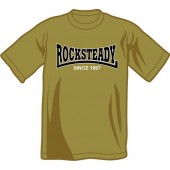 T-Shirt 'Rocksteady - Since 1967' oliv, Gr. S - XXXL