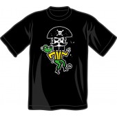 T-Shirt 'CHema Skandal! - Treasure Isle Pirate' black - Gr. S - 3XL