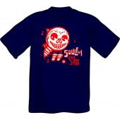 T-Shirt 'CHema Skandal! - Soulful Ska' navy - Gr. S - 3XL