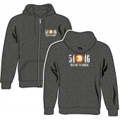 Zipper '54 - 46 Was My Number' dunkelgraumeliert, Gr. S - XXL