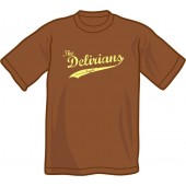 T-Shirt 'Delirians' kastanienbraun - Gr. S - XXL