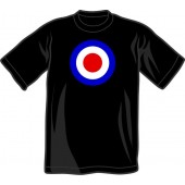 T-Shirt 'Mod Style - Target' schwarz Gr. S - XXL