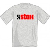 T-Shirt 'Stax Records' graumeliert - Gr. S - XXL