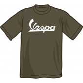 T-Shirt 'Vespa - vintage Logo' anthrazit, Gr. S - XXL