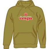 Kapuzenpulli 'Vespa - The real Scooter' olivgrün, Gr. S - XXL