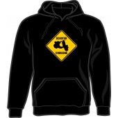 Kapuzenpulli 'Scooter Crossing' schwarz - Gr. S - 3XL