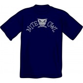 T-Shirt 'Nite Owl' dunkelblau, alle Größen