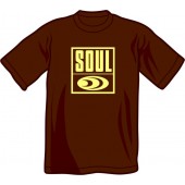 T-Shirt 'Soul Records' blau, Gr. S - XXL