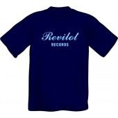 T-Shirt 'Revilot Records' dunkelblau, Gr. S - XXL