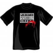 T-Shirt 'Parental Warning: Psychobilly' black, Gr. S - XXL