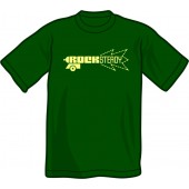 T-Shirt 'Rocksteady Gun' flaschengrün, Gr. S - XXL