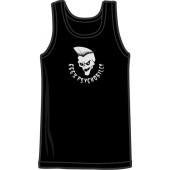 Tanktop '666% Psychobilly' schwarz, Gr. S - XXL