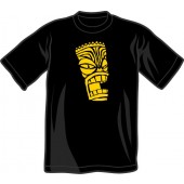 T-Shirt 'Tiki' schwarz Gr. S - XXL
