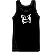 Tanktop 'Teenage Riot' schwarz, Gr. S - XXL