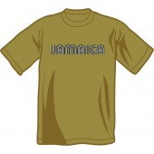 T-Shirt 'Jamaica' armygrün, Gr. S - XXL