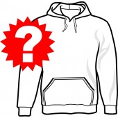 gratis ab 350 € Bestellwert: Überraschungs Kapuzenpulli Gr. S bis XXL
