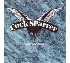 Cock Sparrer 'Guilty As Charged'  LP  aqua/electric blue 'cloudy' vinyl