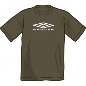 T-Shirt 'Grover Records' dar grey, all sizes