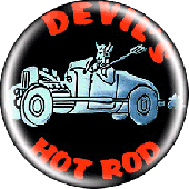 Button 'Devil's Hot Rod'