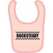 baby bib 'Rocksteady' rose