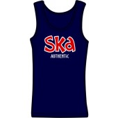 Girlie tanktop 'Ska Authentic' sizes small, medium'