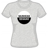 Girlie Shirt 'Skinhead Reggae' heather grey, all sizes