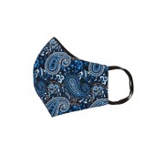 Relco Mask Blue & Black Paisley
