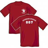 T-Shirt 'Desmond Dekker - 007' all sizes burgundy