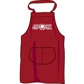 BBQ apron 'Against Modern Football', burgundy